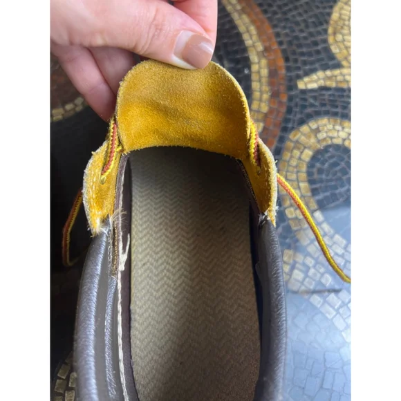 L.L. Bean Maine Hunting Shoe Duck Shoes 10MMade in USABrown Leather Rubber